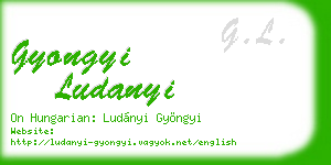 gyongyi ludanyi business card
